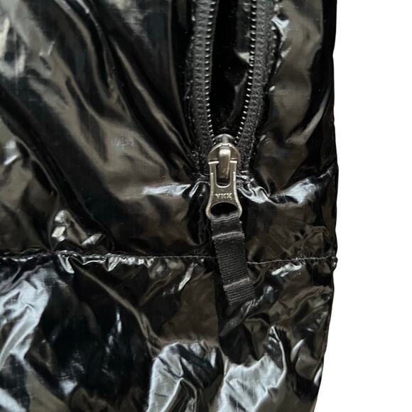 The North Face 600 Down Fill Puffer Black Detachable Hood Jacket Girls Large - Picture 5 of 9